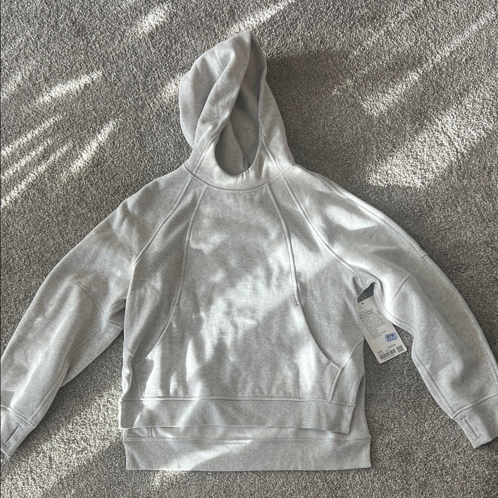 lululemon athletica Light Gray Hoodie